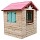 Children's wooden outdoor playhouse GINGER HOME - for yard and garden, 115×102×129 cm