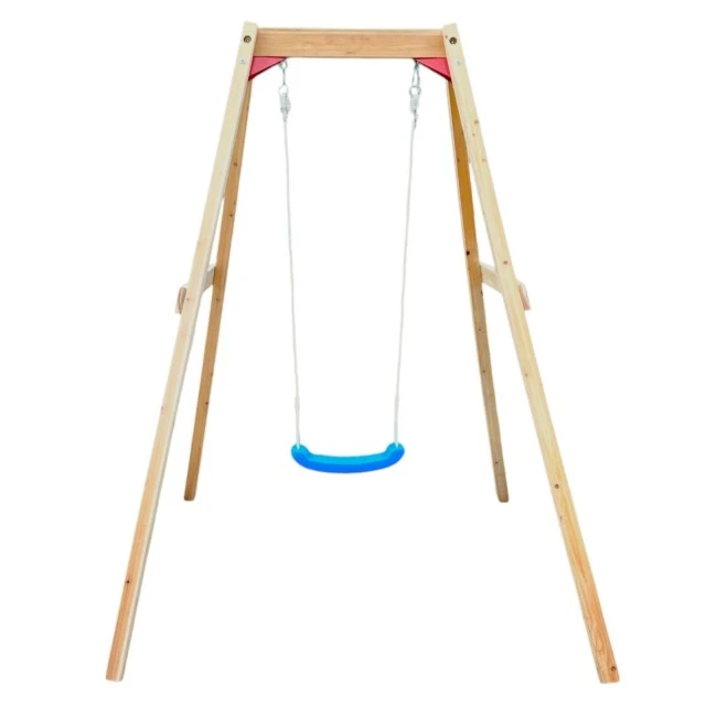Children's Wooden Swing GINGER HOME, 156x200x201 cm, Safe Outdoor Play