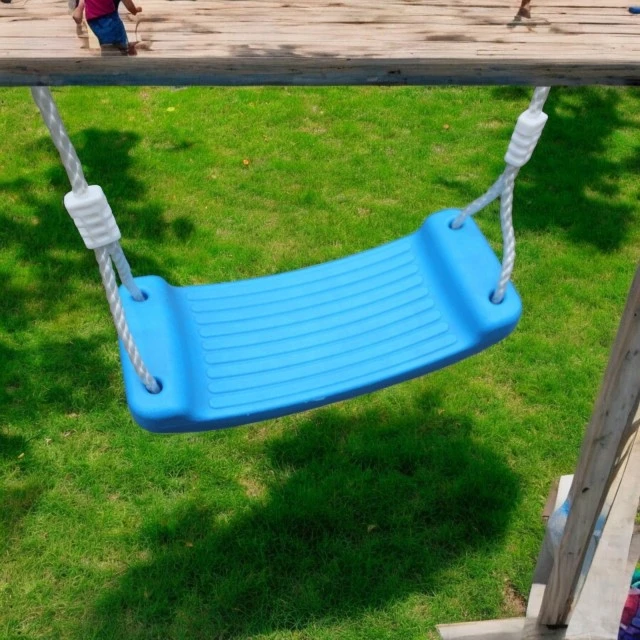 Children's Wooden Swing GINGER HOME, 156x200x201 cm, Safe Outdoor Play