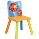 GINGER HOME Children's Wooden Table and Chairs with Sea Animals - Set for Drawing, Playing, Learning and Eating