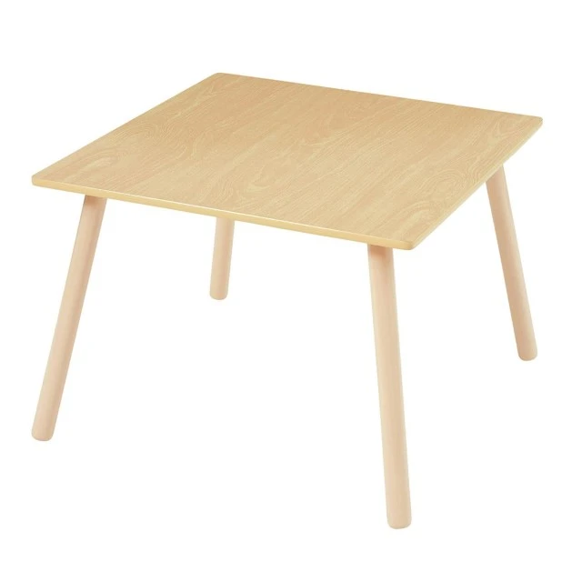 Children’s Wooden Table with 2 Chairs, Set - for Learning, Playing, Drawing, Eating - ANIMALS