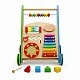 GINGER HOME Children's Wooden Walker with Activities, Xylophone and Sorter, 35.1x31.3x46 cm