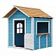 Children's Wooden Playhouse GINGER HOME – For Role Playing, Yard and Garden, Blue, 118×138×132.5 cm