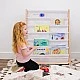 Children's Bookcase Wood GINGER HOME, 6 Shelves, Montessori 64x30x79 cm