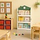Детска Етажерка за Книги и Играчки GINGER HOME – Къщичка, 3 Рафта, Дърво, 60x12x106 см