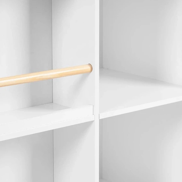 Детска Етажерка Къща с Рафтове за Играчки и Книжки, Дъска за Рисуване – GINGER HOME