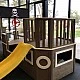 Детска Дървена Катерушка Пиратски Кораб с Пързалка и Пясъчник GINGER HOME – За Двор и Градина, 310×320×180 см