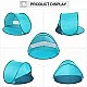 Детска Pop-Up Палатка за Игра GINGER HOME с UV Защита 50+ – Кръгла, Лека и Сгъваема, за Плаж и Градина, 150×150×90 см