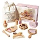 Children's Wooden Cosmetic Set GINGER HOME, Makeup for Role Play, Bag, Montessori
