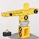 Children's Wooden Crane GINGER HOME, Set with Train, Truck and Ship, 28x20x45 cm