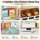 Children's Wooden Shop GINGER HOME 2 in 1, Kitchen, Stand, Shelves, Blackboard and Accessories, 60/73x29.5x105 cm