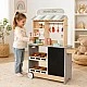 Children's Wooden Shop GINGER HOME 2 in 1, Kitchen, Stand, Shelves, Blackboard and Accessories, 60/73x29.5x105 cm