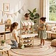 Children's Wooden Ice Cream Stand GINGER HOME, Shop on Wheels, MDF, 44/57x28x95.5 cm, Montessori Game