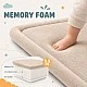 Children's Memory Rug GINGER HOME LOLLA, 150x200 cm, 3.5 cm Thickness, Velvety Soft Waterproof Top Layer, Memory Foam, Anti-Slip Base, Beige
