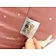 Детски Пуф Кресло GINGER HOME Little Stars, 100% Памук, Розов Барбарон Със Звезди, 55x44x55 см