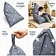 Детски Пуф Лежанка GINGER HOME Little Stars, 100% Памук, Сив Барбарон със Звезди, 127x81x76 см