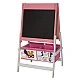 Children's Easel for Drawing GINGER HOME 3 in 1 - Black Board, White Board, Paper Roll, SUPER GIRL
