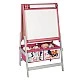 Children's Easel for Drawing GINGER HOME 3 in 1 - Black Board, White Board, Paper Roll, SUPER GIRL