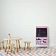 Children's Easel for Drawing GINGER HOME 3 in 1 - Black Board, White Board, Paper Roll, SUPER GIRL
