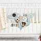 Children's Wooden Activity Board GINGER HOME, Dolphin for Wall, Montessori Busyboard, 59.6x39.5 cm