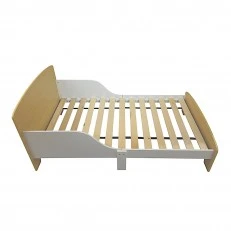 Детско Дървено Легло със Защита и Подматрачна Рамка 140/70 см – GINGER HOME