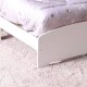 Children's Wooden Bed with Protection and Mattress Frame 140/70 cm – GINGER HOME