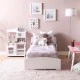 Children's Wooden Bed with Protection and Mattress Frame 140/70 cm – GINGER HOME