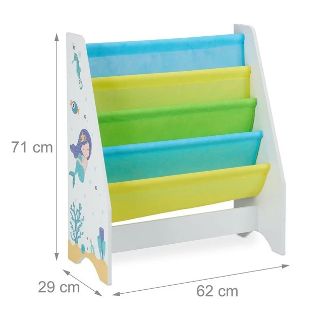 Shelf for Books and Toys, Organizer, Section, Library for Children’s Room - RUSALKA