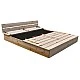 Голям Детски Пясъчник с Пейки и Сгъваем Капак GINGER HOME 157x157x21см, Дървен
