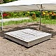 Голям Детски Пясъчник с Пейки и Сгъваем Капак GINGER HOME 157x157x21см, Дървен
