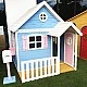 Голяма Дървена Детска Къща с Веранда GINGER HOME, 194x229x210 см, за Игри и Забавления на Открито