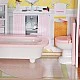 Large Children's Wooden Dollhouse GINGER HOME Grand Villa, 4 Floors, 28 Furniture and Accessories, Multiple Furnished Rooms, Open Design, 119x31.5x122.5 cm