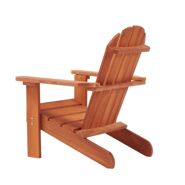 Детски Стол, Шезлонг Adirondack, Дървен, за Релаксация в Градината, Двора, Балкона, Терасата и Плажа