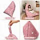 Children's Pouf Lounger GINGER HOME Little Stars, 100% Cotton, Pink Barbaron with Stars, 127x81x76 cm