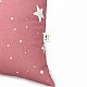 Children's Pouf Lounger GINGER HOME Little Stars, 100% Cotton, Pink Barbaron with Stars, 127x81x76 cm