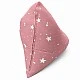 Children's Pouf Lounger GINGER HOME Little Stars, 100% Cotton, Pink Barbaron with Stars, 127x81x76 cm