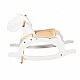 Children's Wooden Rocking Horse GINGER HOME, White, Solid Wood, 70x20x47 cm, Montessori Toy