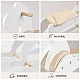 Children's Wooden Rocking Horse GINGER HOME, White, Solid Wood, 70x20x47 cm, Montessori Toy