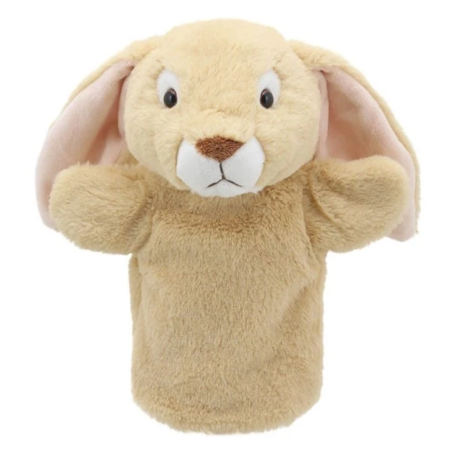 Doll for puppet theater Beige rabbit