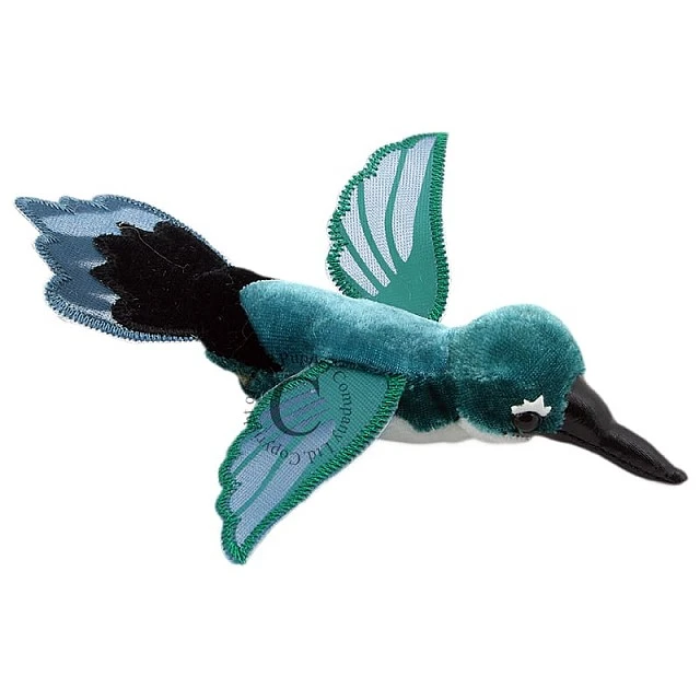 Finger Puppet Puppet Green Hummingbird