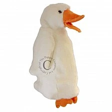 Glove puppet for theater White duck 40 cm.