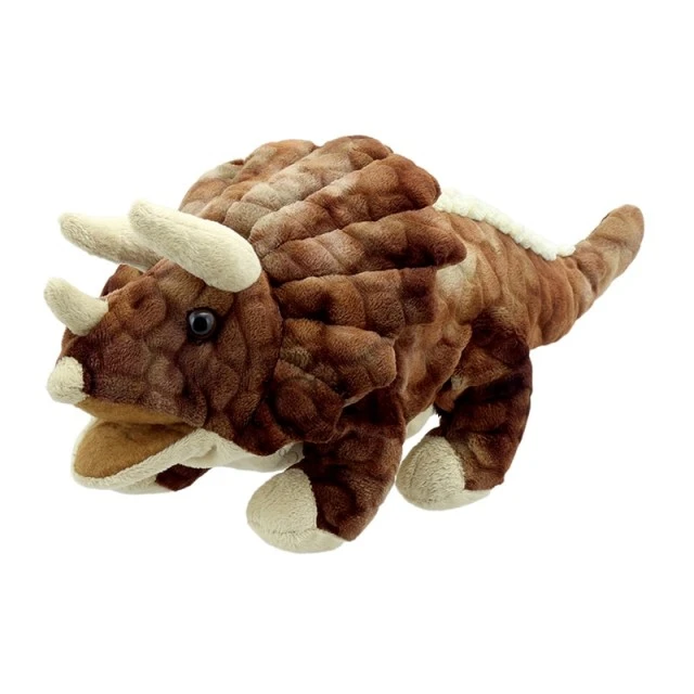 Dinosaur glove doll Triceratops 35 cm.