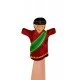Set of 7 puppets for theater People of the World