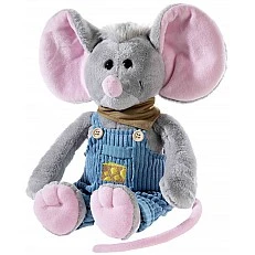 Mouse with overalls 35 cm series Happy gang