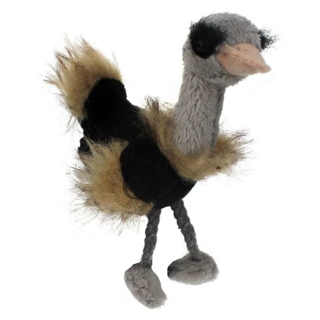 Finger puppet ostrich