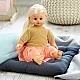 Talking doll with blond hair 45 cm.