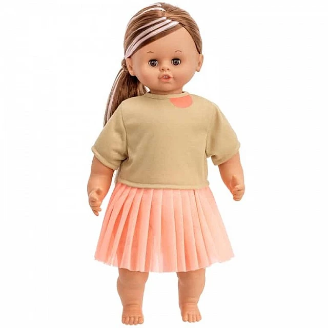 Talking doll with dark hair 45 cm.