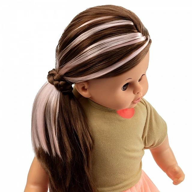 Talking doll with dark hair 45 cm.