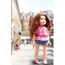 Bella doll with long hair for hairstyles 46 cm.