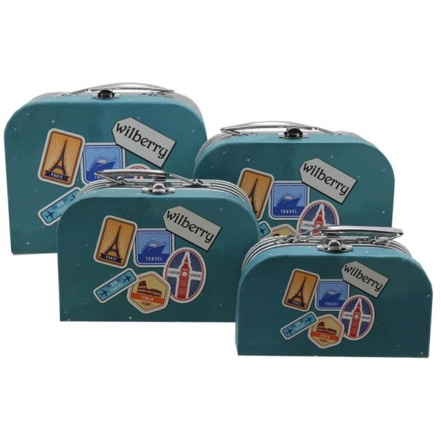 Set of 4 treasure chests